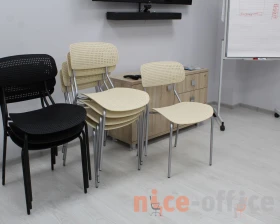 Стул Точка Роста SHT-S85М черный Пластик, Черный/Черный муар images
