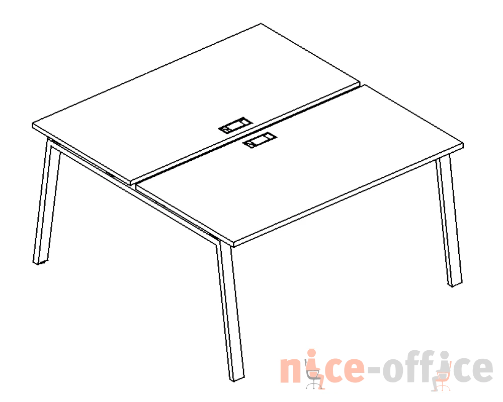 Рабочая станция (2х160) каркас TRE A4.PRO