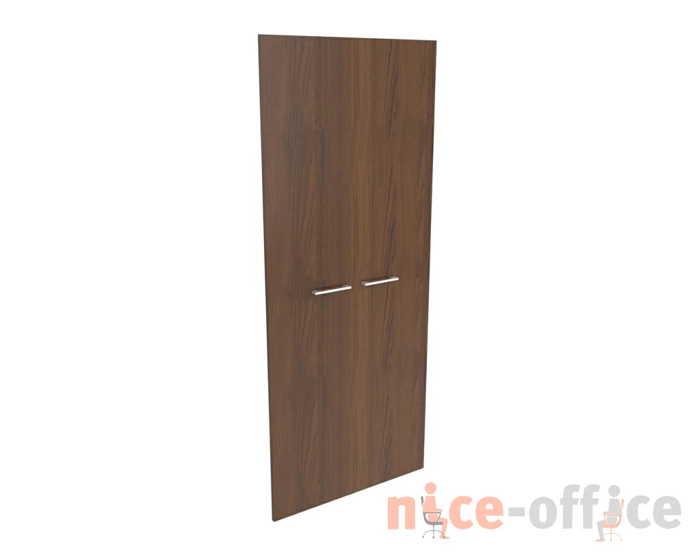Комплект высоких деревянных дверей ручка скоба 192x80x1,6 Blackwood, Belfast
