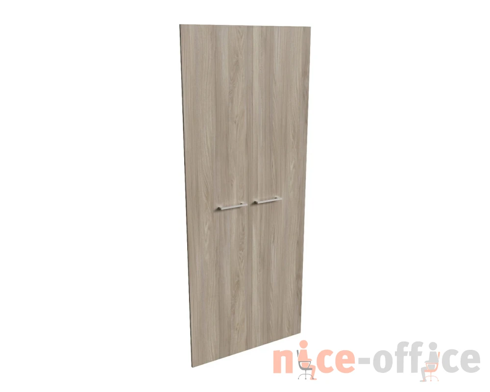 Комплект высоких деревянных дверей ручка скоба 192x80x1,6 Blackwood, Belfast