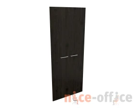 Комплект высоких деревянных дверей ручка скоба 192x80x1,6 Blackwood, Belfast images