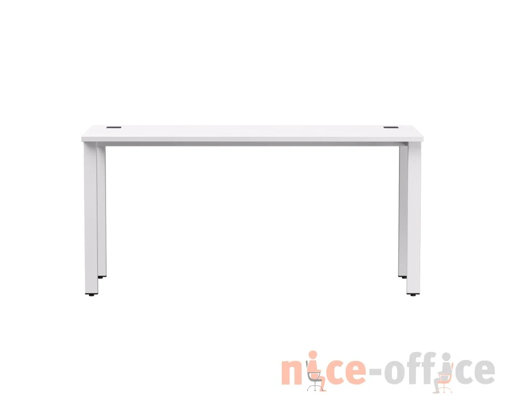 Стол прямой на металлокаркасе 1580х670х755 мм Everprof ЭВО / EVO Белый/Белый