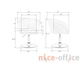 Кресло дизайнерское Edison Black images