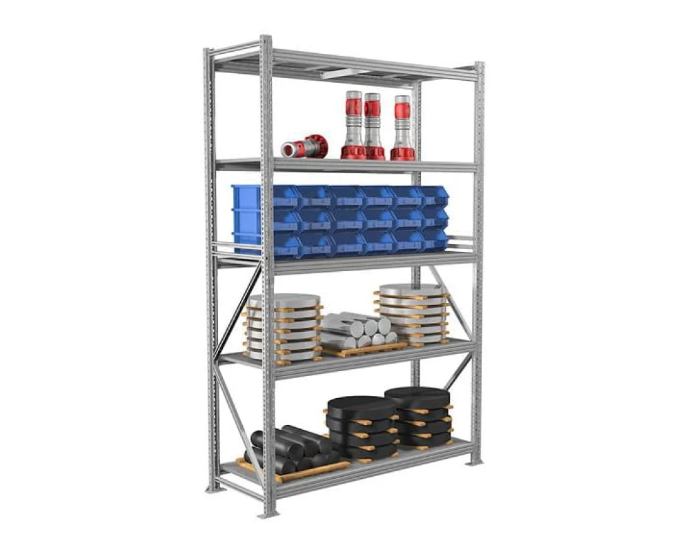 Стеллаж MS Pro 250x150x60 (5 полок)
