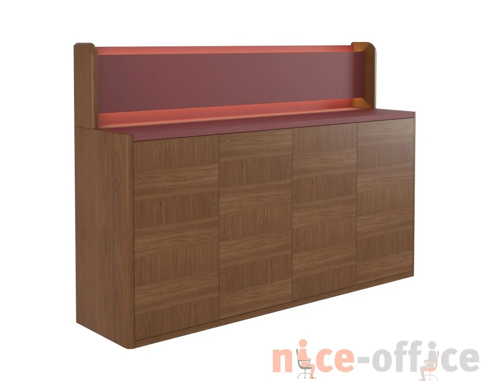 Греденция кожа 1920х500х1340 Artdeco