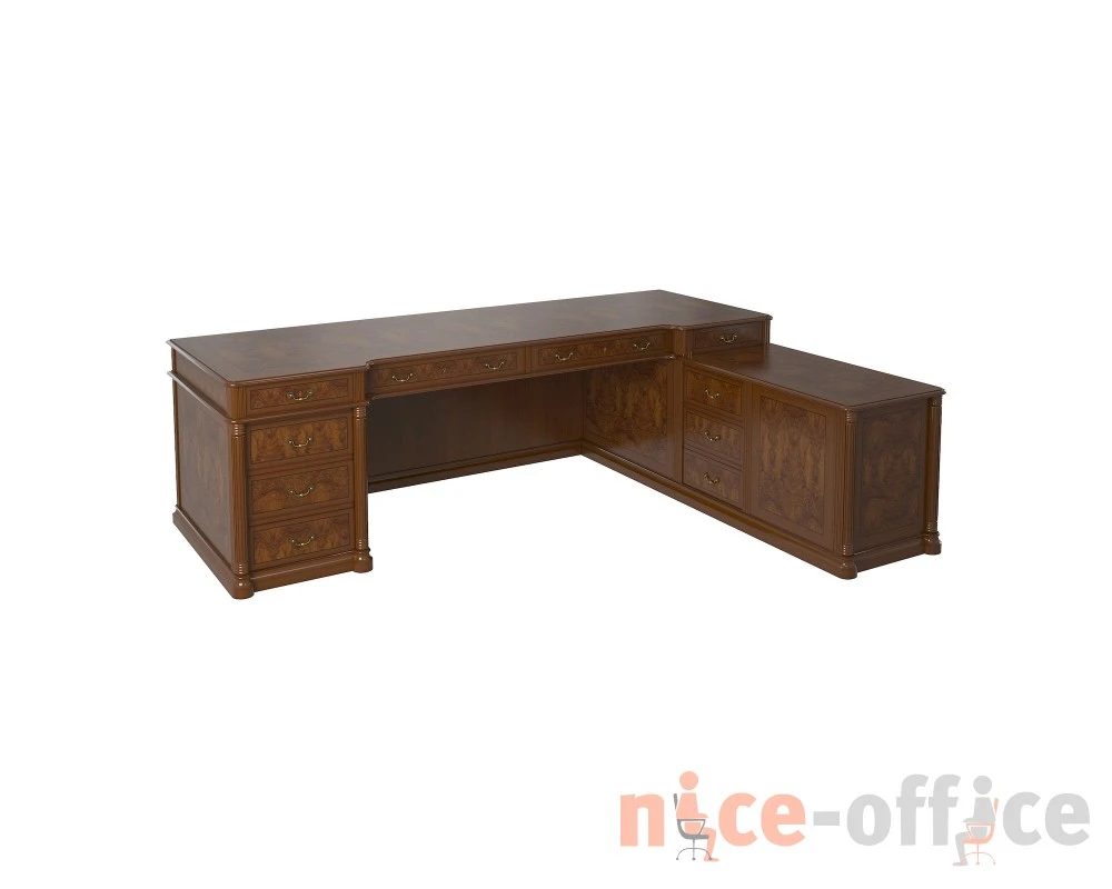 Стол руководителя матовый, правый 2500х1900х780 Artmoble