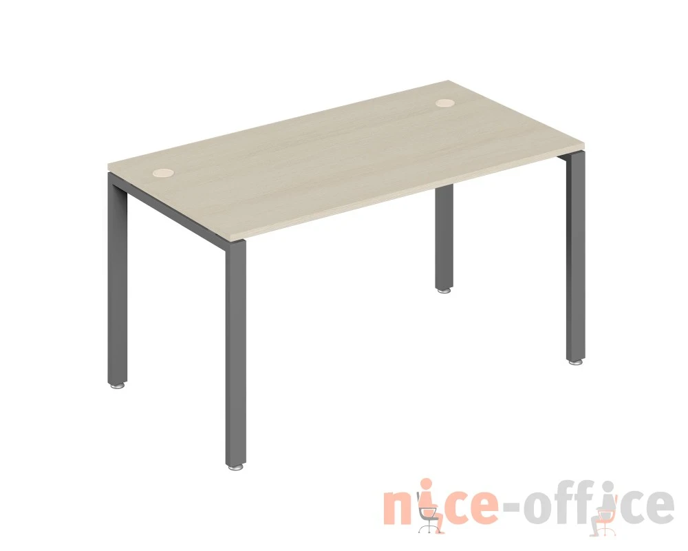Стол письменный на металлоопорах 140x60x75 Тренд Метал / Trend Metal Дуб феррара/Антрацит