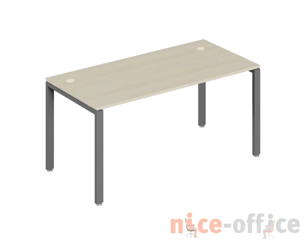 Стол письменный на металлоопорах 160x60x75 Тренд Метал / Trend Metal Дуб феррара/Антрацит