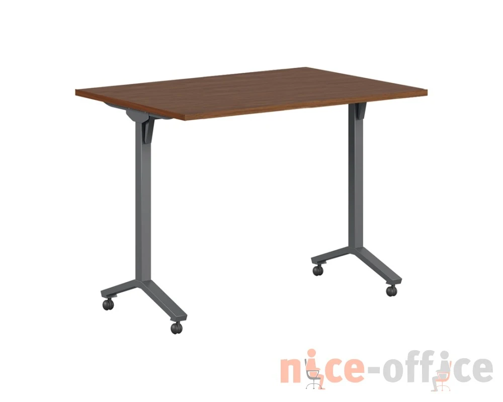 Стол мобильный складной 120 Тренд Метал / Trend Metal Орех