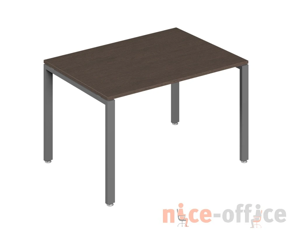 Стол письменный на металлоопорах 120x76x75 Тренд Метал / Trend Metal Темный дуб