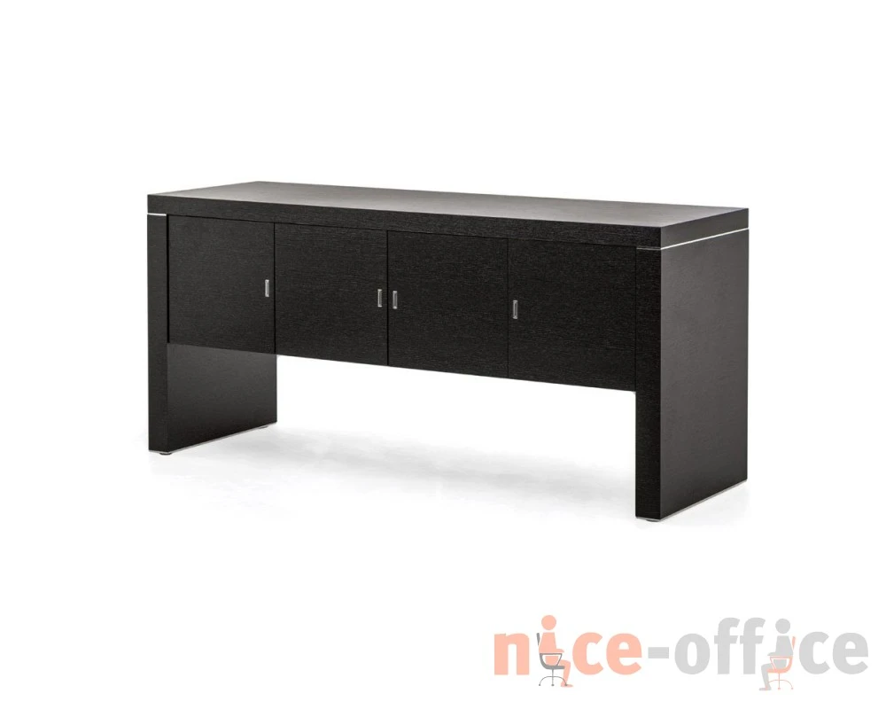 Греденция 4 двери шпон 180x60x82,5 Titano Черное дерево