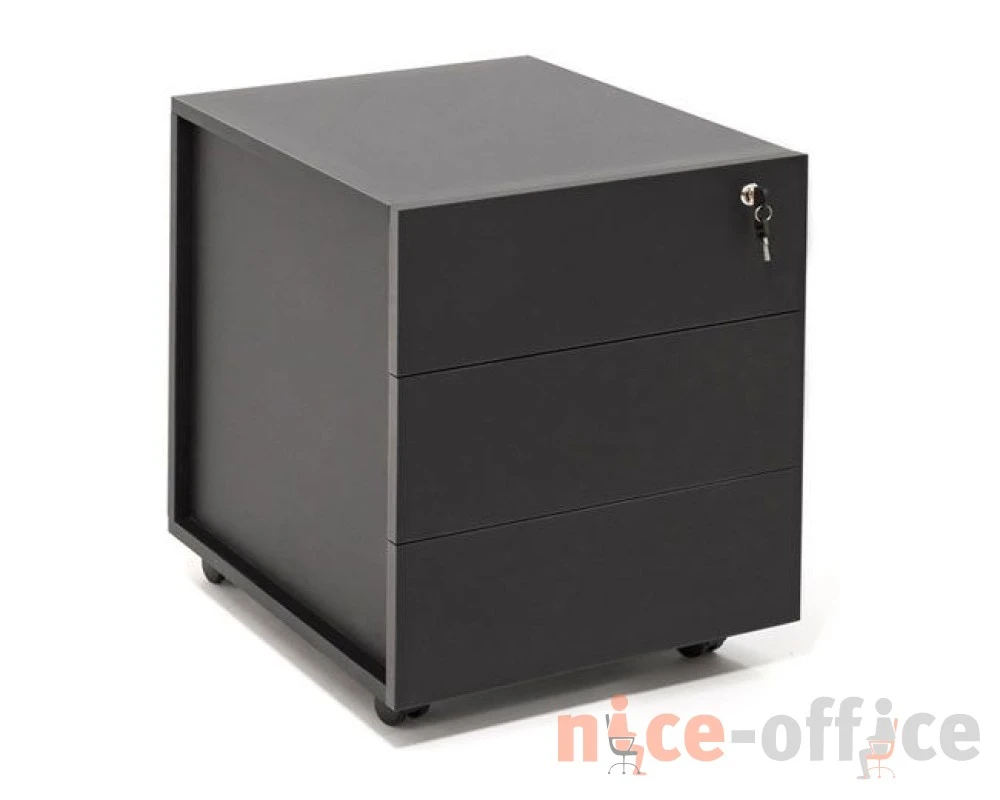 Тумба подкатная 44x55x57 Unio Черный