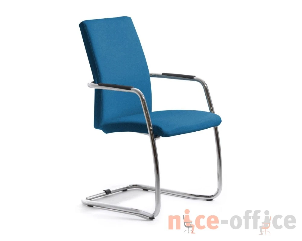 Кресло Well Seat на полозьях Ткань, Голубой