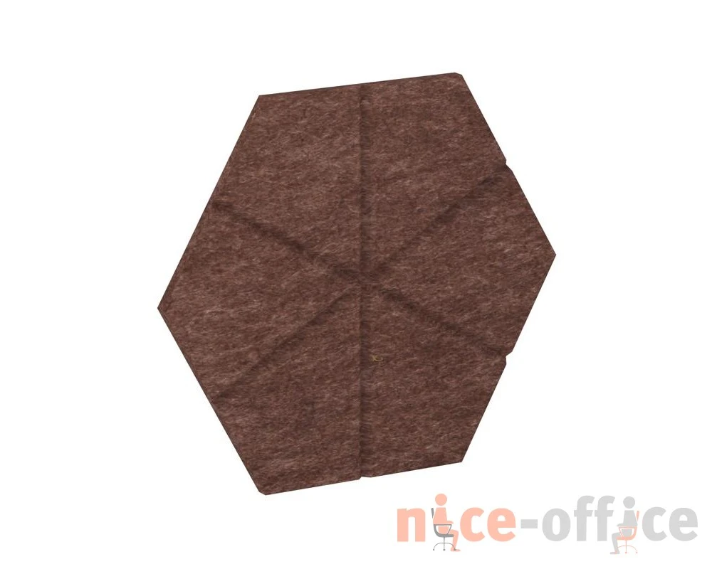 Настенная панель шестигранная (6 лучей) VE.NP-6G6L-100 200x173x12 Акустикс / AcustiX