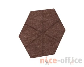 Настенная панель шестигранная (6 лучей) VE.NP-6G6L-100 200x173x12 Акустикс / AcustiX images