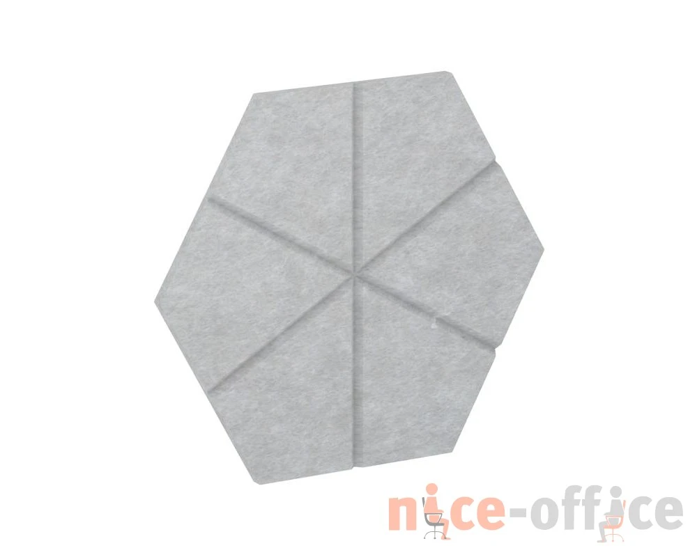 Настенная панель шестигранная (6 лучей) VE.NP-6G6L-100 200x173x12 Акустикс / AcustiX