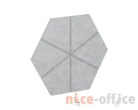 Настенная панель шестигранная (6 лучей) VE.NP-6G6L-100 200x173x12 Акустикс / AcustiX images