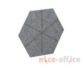 Настенная панель шестигранная (6 лучей) VE.NP-6G6L-100 200x173x12 Акустикс / AcustiX images