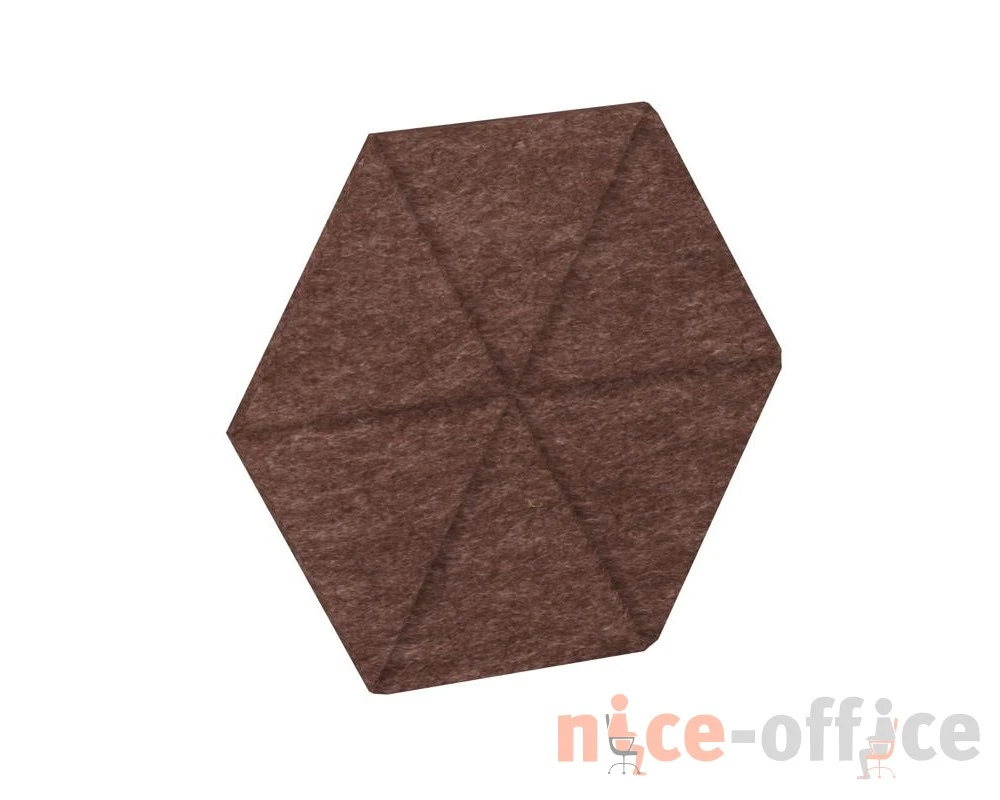 Настенная панель шестигранная (6 лучей) VE.NP-6G6LU-300 600x520x12 Акустикс / AcustiX