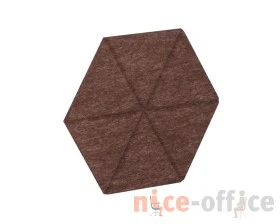 Настенная панель шестигранная (6 лучей) VE.NP-6G6LU-300 600x520x12 Акустикс / AcustiX images