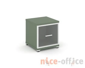 Шкаф 1 узкая секция, 1 ниша CN.STU-113 RPW W 420x420x450 Концепт / Concept images
