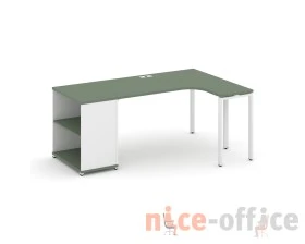 Стол эргономичный с опорным стеллажом CN.SA-201(R) 1800x1180x750 Концепт / Concept images