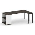 Дуб мали/Белый бриллиант/Металл черный