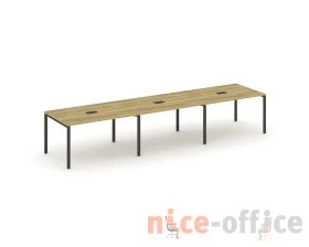 Стол переговорный (3 столешницы) CN.PRG-031 2940x980x750 Концепт / Concept images