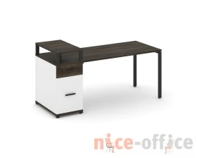 Стол рабочий с 1 опорной тумбой CN.SP-415 W 1800x720x917 Концепт / Concept images