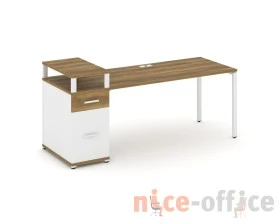 Стол рабочий с 1 опорной тумбой CN.SP-416 W 2000x720x917 Концепт / Concept images
