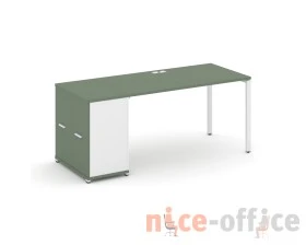 Стол рабочий с опорным распаш. шкафом CN.SP-220 W 2000x720x750 Концепт / Concept images
