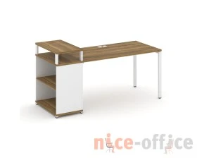 Стол рабочий с опорным стеллажом с верх. горизонтом CN.SP-207 1800x720x917 Концепт / Concept images