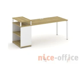 Стол рабочий с опорным стеллажом с верх. горизонтом CN.SP-208 2000x720x917 Концепт / Concept images