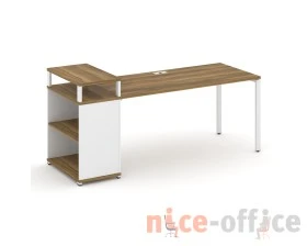Стол рабочий с опорным стеллажом с верх. горизонтом CN.SP-208 2000x720x917 Концепт / Concept images
