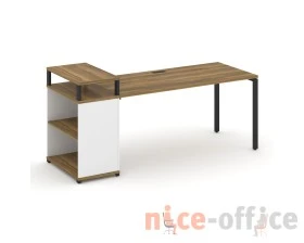 Стол рабочий с опорным стеллажом с верх. горизонтом CN.SP-208 2000x720x917 Концепт / Concept images