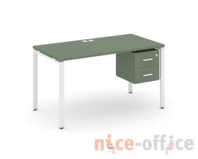 Стол рабочий с подвесной тумбой с 2 ящ. CN.SP-113 W 980x720x750 Концепт / Concept images