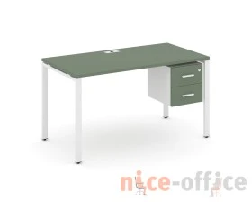 Стол рабочий с подвесной тумбой с 2 ящ. CN.SP-113 W 980x720x750 Концепт / Concept images