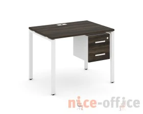 Стол рабочий с подвесной тумбой с 2 ящ. CN.SP-113 W 980x720x750 Концепт / Concept images