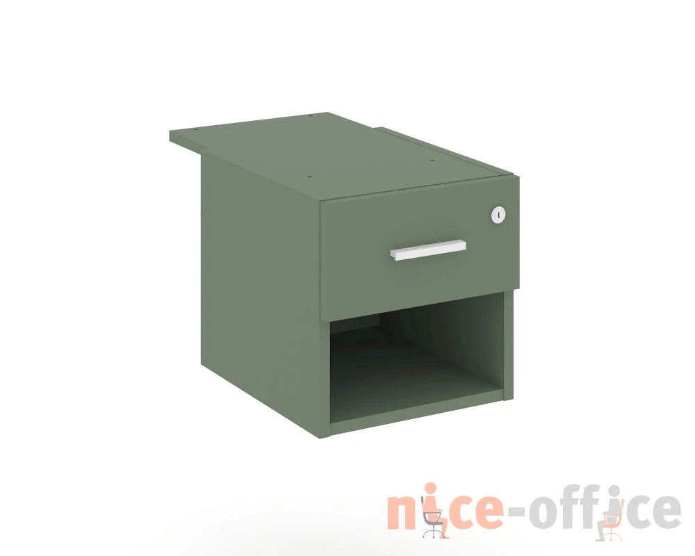 Тумба с открытой нишей и 1 ящ. CN.PT-005 W 347x573x336 Концепт / Concept