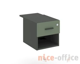 Тумба с открытой нишей и 1 ящ. CN.PT-005 W 347x573x336 Концепт / Concept images