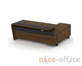 Стол для руководителя с опорной тумбой, левый 200 Корнер / Corner images
