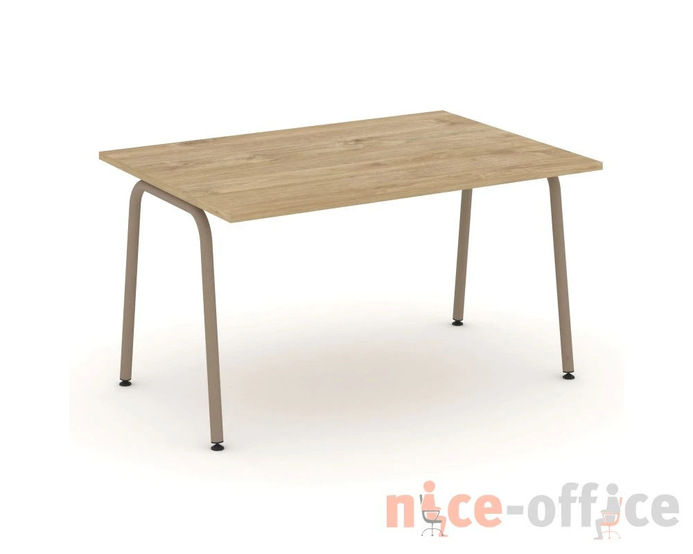 Стол переговорный на круглой трубе 138x98x75 Эстетика / Estetica