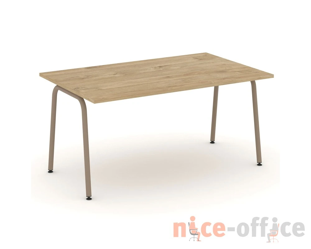 Стол переговорный на круглой трубе 158x98x75 Эстетика / Estetica