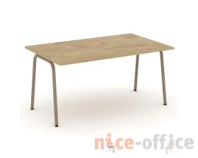 Стол переговорный на круглой трубе 158x98x75 Эстетика / Estetica images