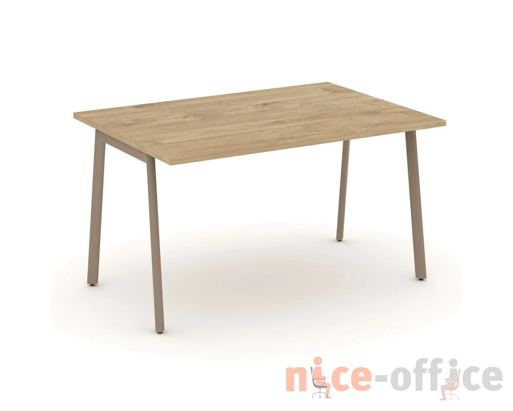 Стол переговорный на плоскоовальной трубе 138x98x75 Эстетика / Estetica
