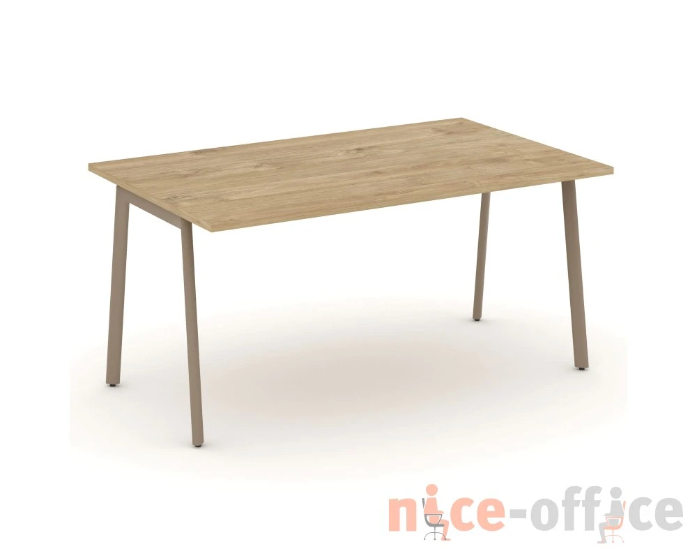 Стол переговорный на плоскоовальной трубе 158x98x75 Эстетика / Estetica