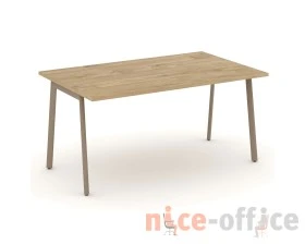 Стол переговорный на плоскоовальной трубе 158x98x75 Эстетика / Estetica images