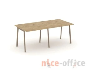 Стол переговорный на плоскоовальной трубе 196x98x75 Эстетика / Estetica images