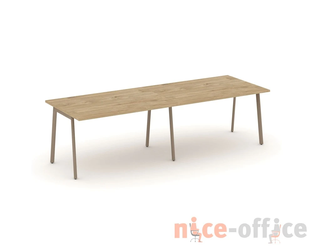 Стол переговорный на плоскоовальной трубе 276x98x75 Эстетика / Estetica