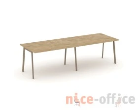 Стол переговорный на плоскоовальной трубе 276x98x75 Эстетика / Estetica images